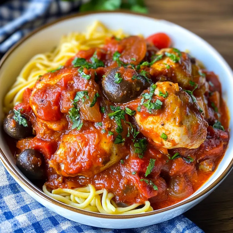 Slow Cooker Chicken Cacciatore: Easy Weeknight Italian Delight